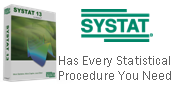 Systat has been declared the most capable and nimble Windows statistics and analytical graphics package currently available.